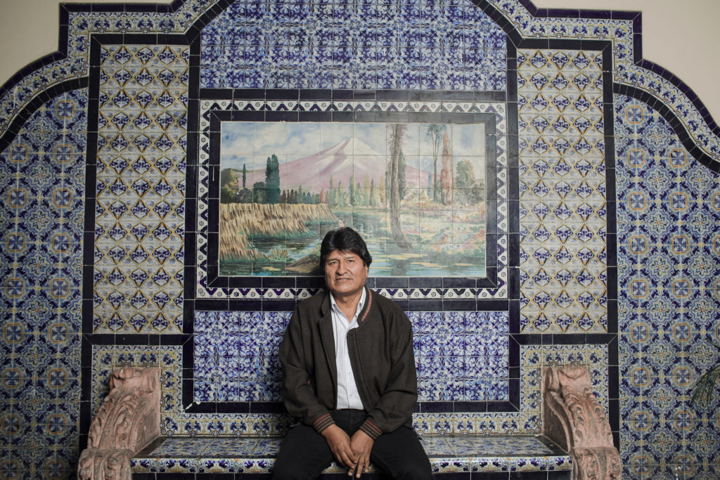 Evo Morales for the Wall Street Journal